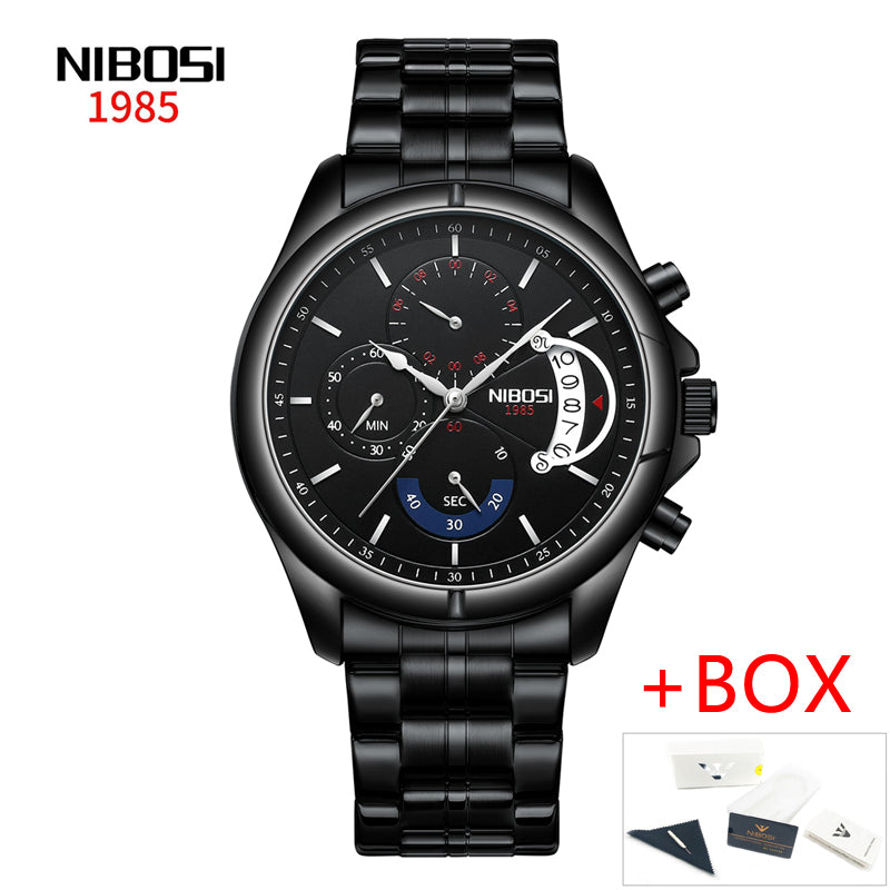 NIBOSI 2522 — Chrono Luxe Men's Watch